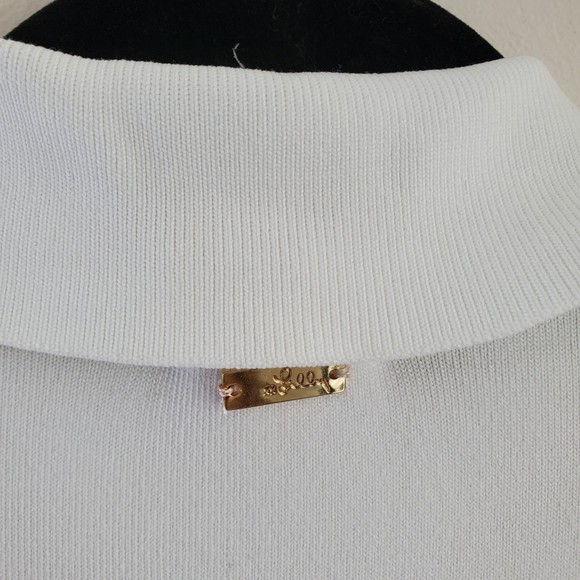 NWT Lilly Pulitzer Miss Kelly Tennis Dress Pleated Drop Waist Knit Polo Shirt S - Picture 6 of 12